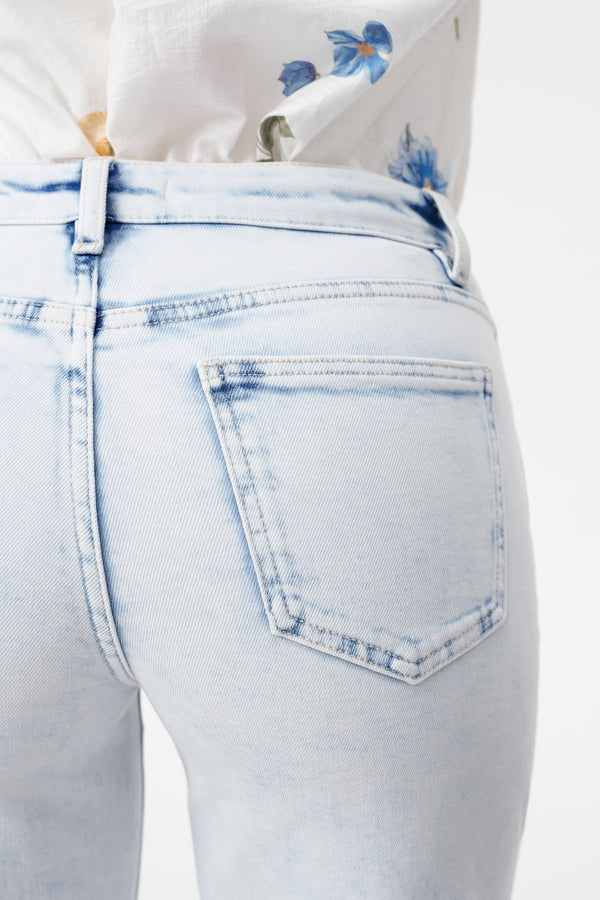 Zephyrine Mid Rise Wide Leg Jeans