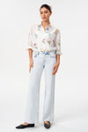 Zephyrine Mid Rise Wide Leg Jeans