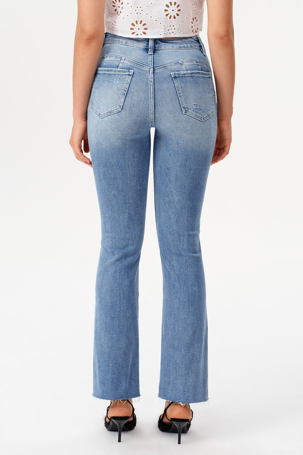 High Rise Bootcut Jeans