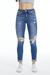 Jojo Mid Rise Distressed Skinny Jeans-Skinny-BAYEAS