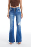 MID RISE BUTTON DOWN FLARE FLARE JEANS BYF1109