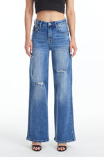 HIGH RISE WIDE LEG JEANS BYW8120 MB