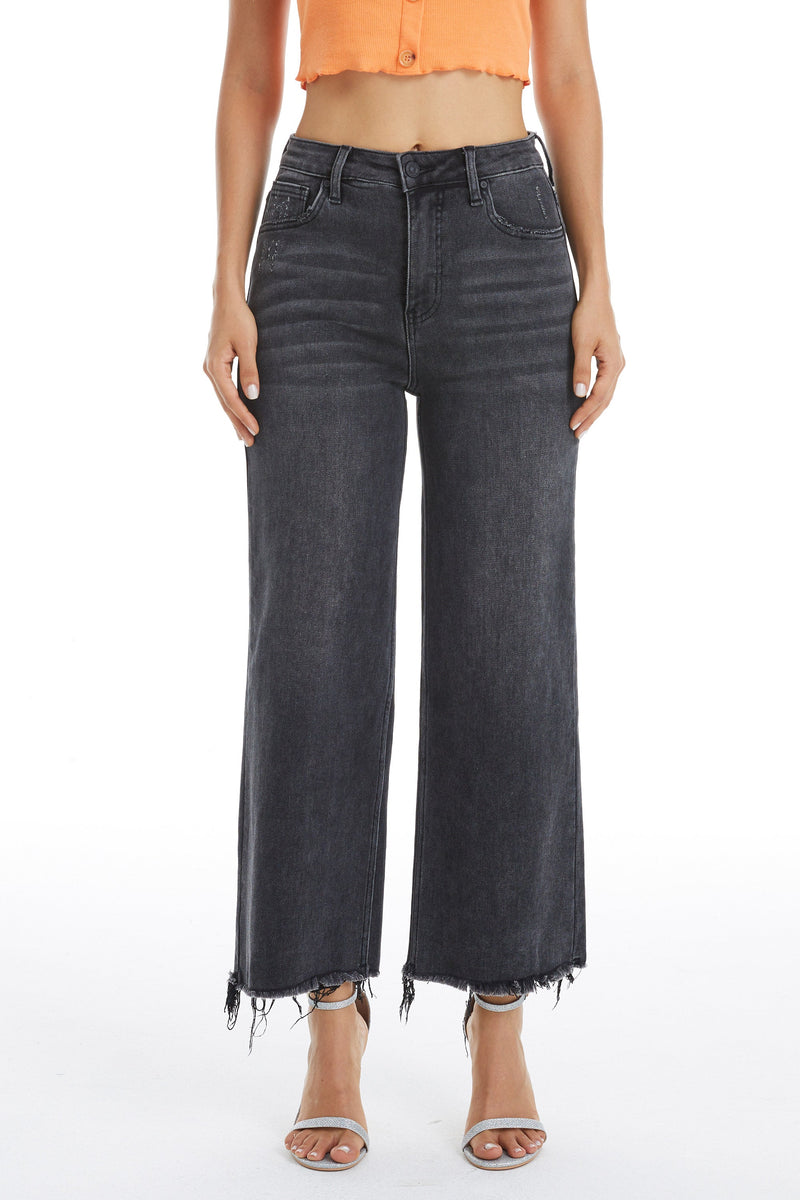 HIGH RISE WIDE LEG JEANS BYW8125