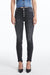 High Rise Button Fly Skinny Jeans