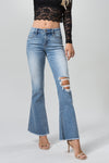 CHERRY MID RISE FLARE - FEATURED ON FLIP-Flare-BAYEAS