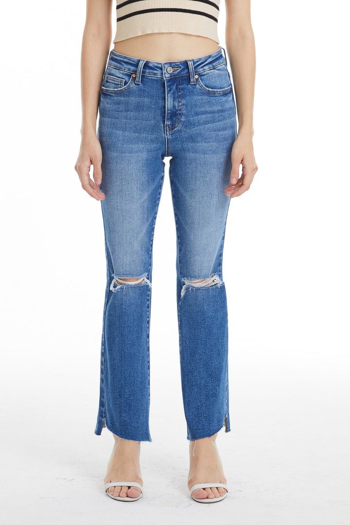 Betty High Rise Bootcut With Raw Hem