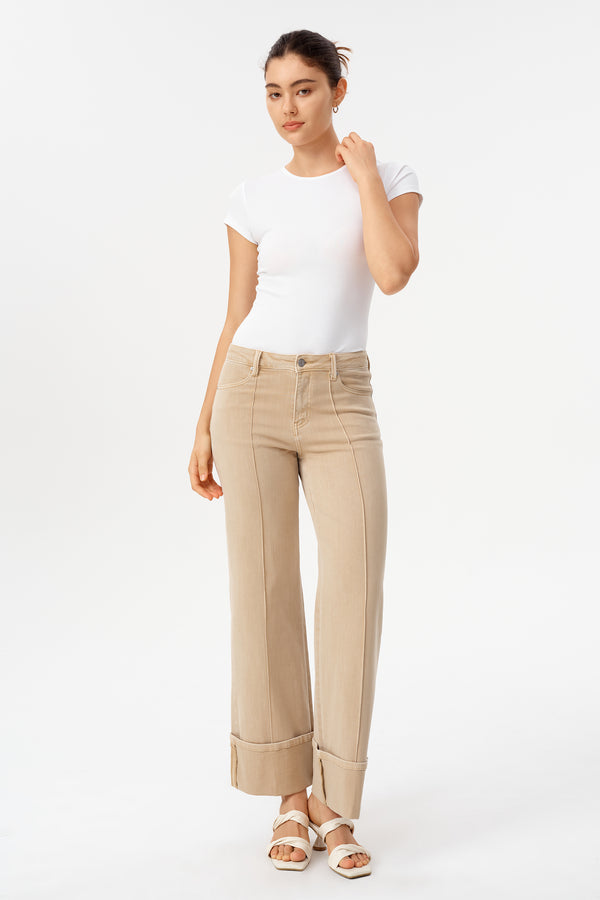 Briar Mid Rise Wide Leg Jeans