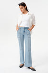 High Rise Wide Leg Jeans