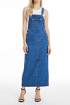 Zoe Suspender Denim Dress